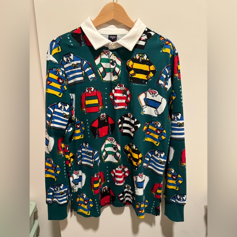 Rowing Blazers x Target Allover Rugby print Rugby Polo